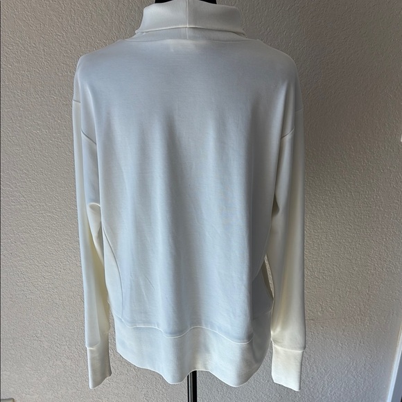 Haven Well Within Bone White Side Slit Turtleneck Sweater 0056 - Picture 7 of 9
